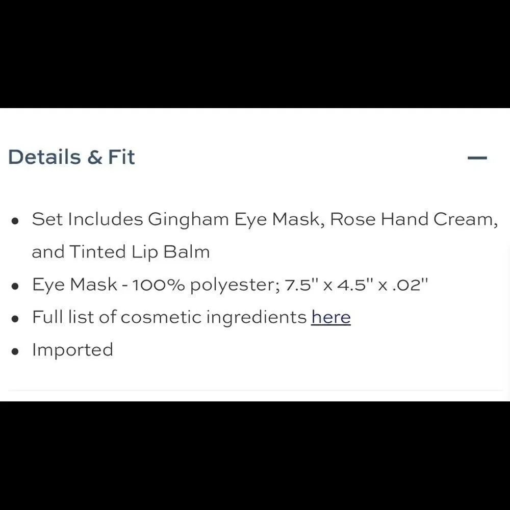 Bundle DraperJamesNWT Sleeping Set Face mask IPsY